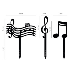 Toppers Cupcakes Música