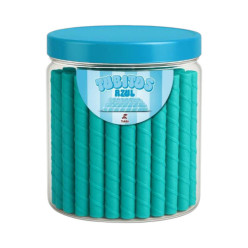 Tubinhos Bolacha Wafer Azul 300gr