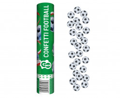 Tubo Lança Confettis Futebol 30 cm