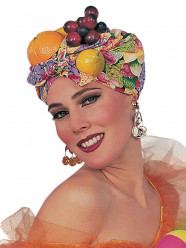 Turbante Carmen Miranda Carnaval Adulto