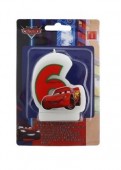 Vela aniversário Cars Nº 6
