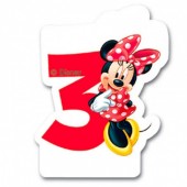 Vela aniversário Minnie Nº  3
