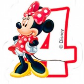 Vela aniversário Minnie Nº 4