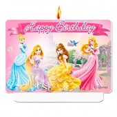 Vela Aniversário Princesas Disney Glamour