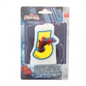 Vela aniversário Spiderman Nº 5