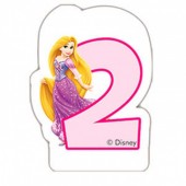 Vela de aniversário Princesas Disney Nº 2