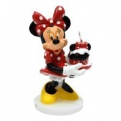 Vela Minnie com bolo