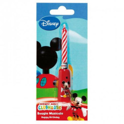 Vela Musical Aniversário Mickey Disney