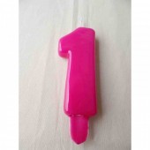 Vela nº 1 Magenta 9,5cm