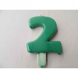 Vela nº 2 Verde 9,5cm