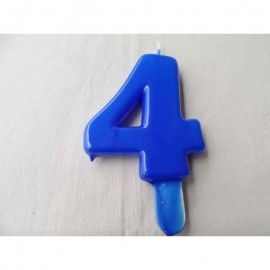 Vela nº 4 Azul 9,5cm