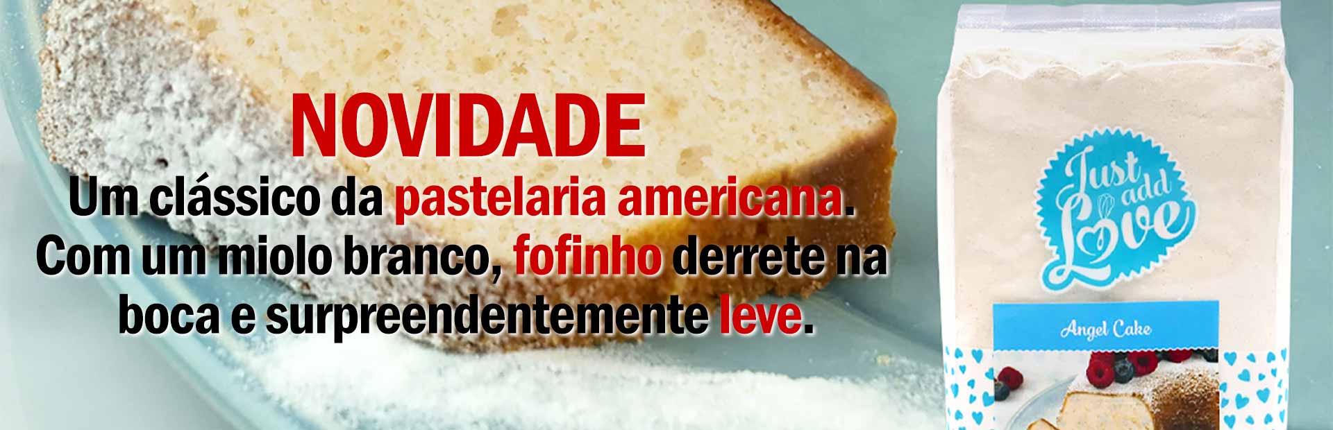 Preparado para bolo Angel Cake